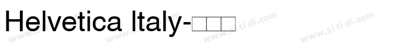 Helvetica ltaly字体转换